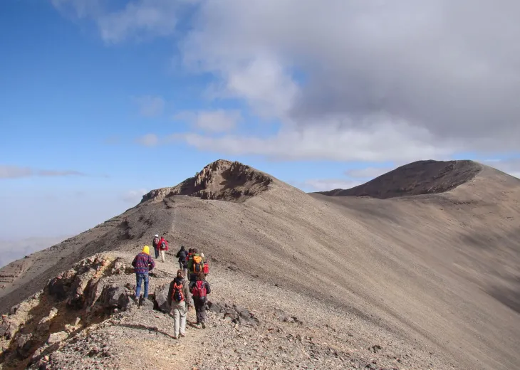 RANDONNÉE M'GOUN: SOMMET DE (4068 M)