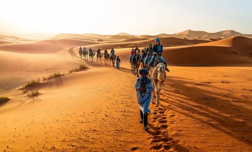 TREK MERZOUGA -LES DUNES ROUGES SAHARA MAROC